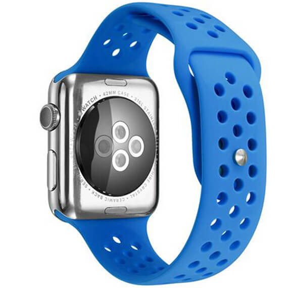 РЕМЕШОК APPLE WATCH BAND HONEYCOMB DESIGN 42mm (ГОЛУБОЙ)-1