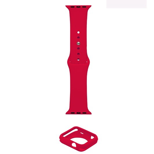 Ремінець DK Silicone Monolith Strap для Watch 38/40mm  (Bordo)-0