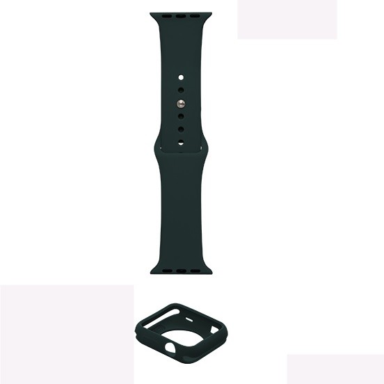 Ремінець DK Silicone Monolith Strap для Watch 38/40mm  (Forest Green)-0