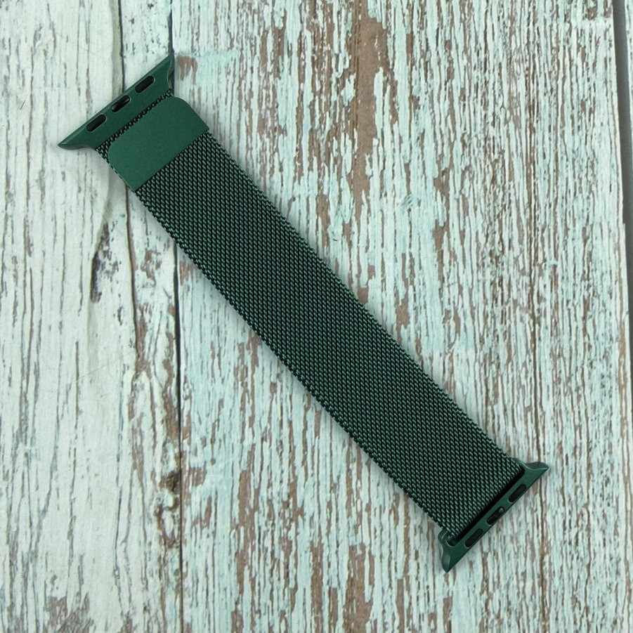 Ремінець Milanese Loop Watch 38/40/41mm (Pine green)-0
