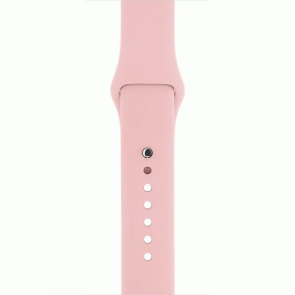 Ремінець Silicone (S) для Watch 42mm/44mm/45mm (Pink sand)-0