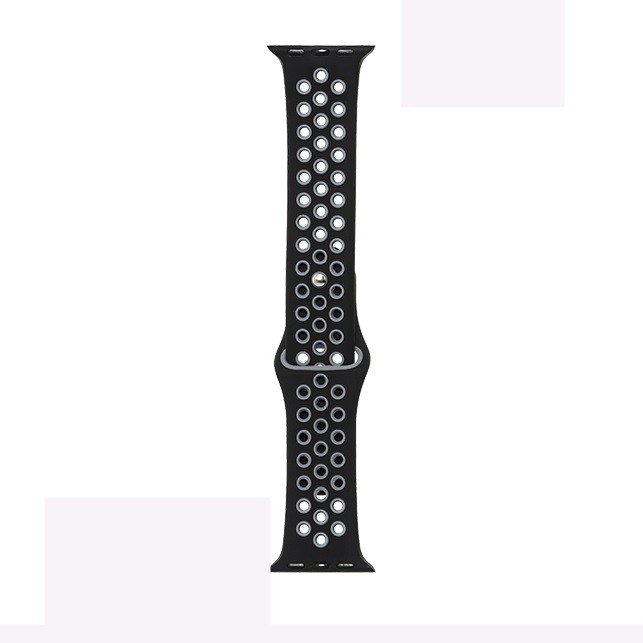 Ремінець Sport Band  для Apple Watch 42/44mm Чорно-сірий-0