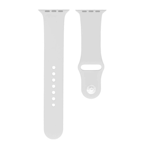 Ремінець Silicone (S) для Watch 42mm/44mm/45mm/Ultra  (White)-0