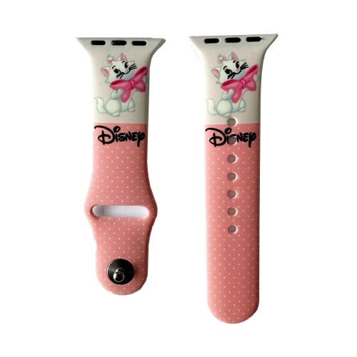Ремінець CARTOON для Apple Watch 38/40/41 Kitty marie (Pink)-0