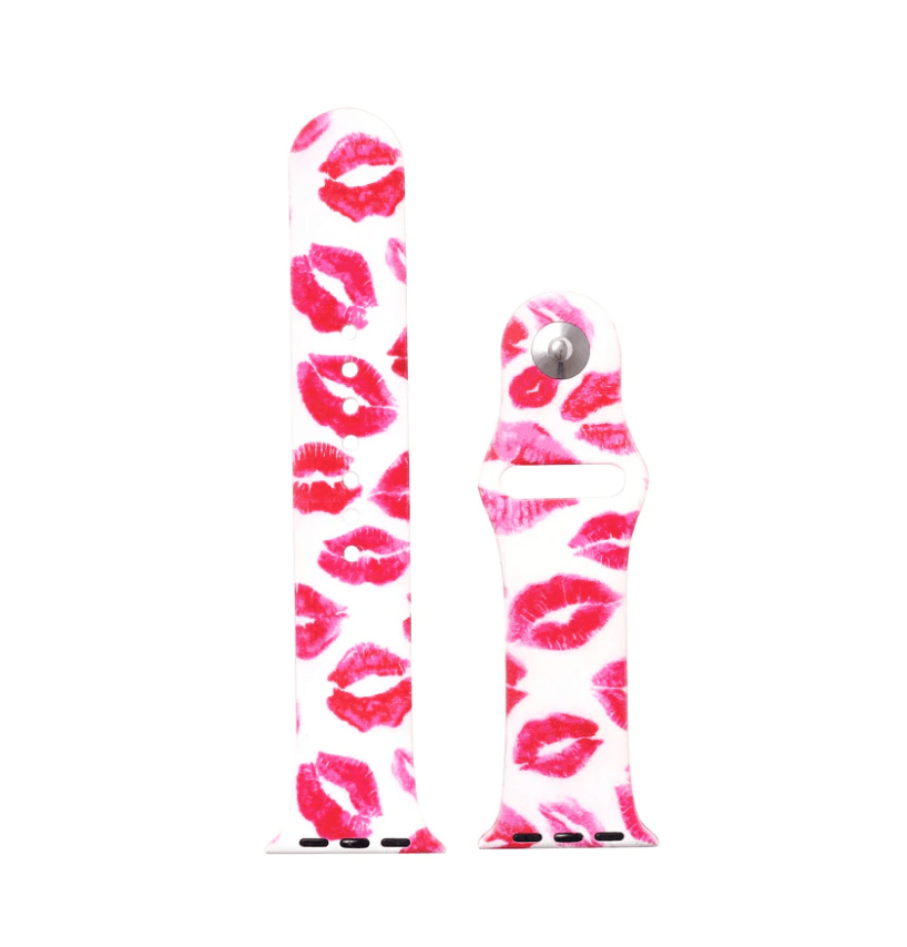 Ремінець Silicone Print для Apple Watch 42/44 (Lips)-0