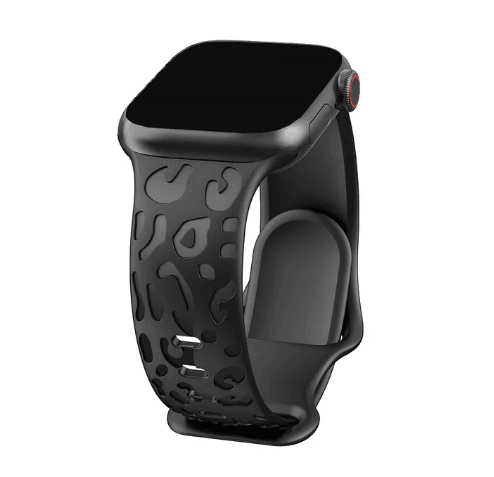 Ремінець Silicone Leo для Apple Watch 38mm/40mm/41mm (Black)-0