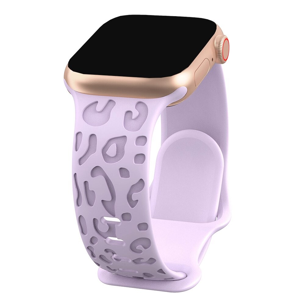 Ремінець Silicone Leo для Apple Watch 42mm/44mm/45mm49mm (Lavender)-0
