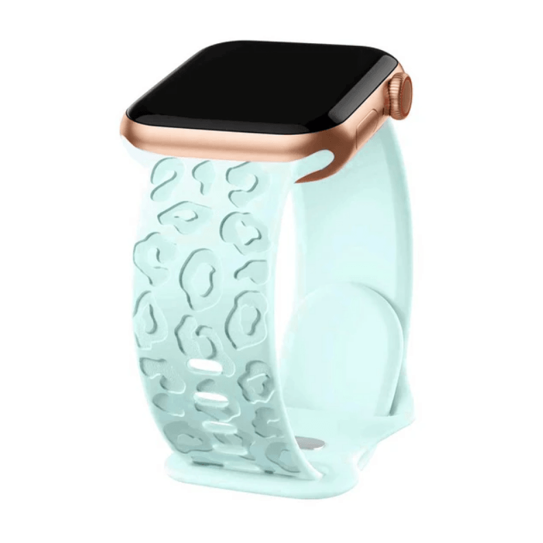 Ремінець Silicone Leo для Apple Watch 42mm/44mm/45mm49mm (Mint)-0