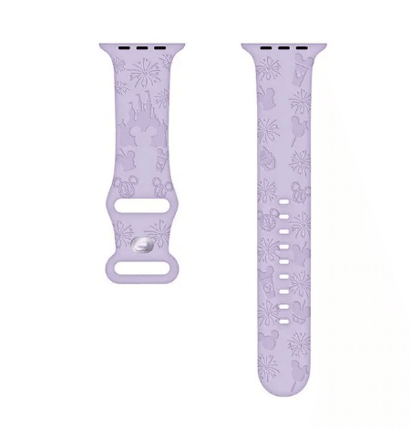 Ремінець Silicone Fairytale для Apple Watch 38mm/40mm/41mm Castle purple-0
