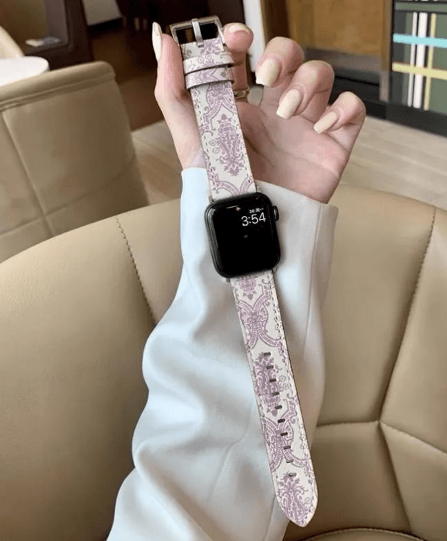 Ремінець Versal для Apple Watch 42/44/45/49 рожевий-0