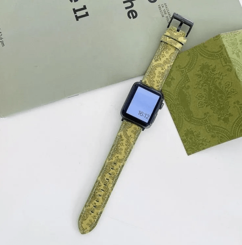 Ремінець Versal для Apple Watch 38/70/41 зелений-0