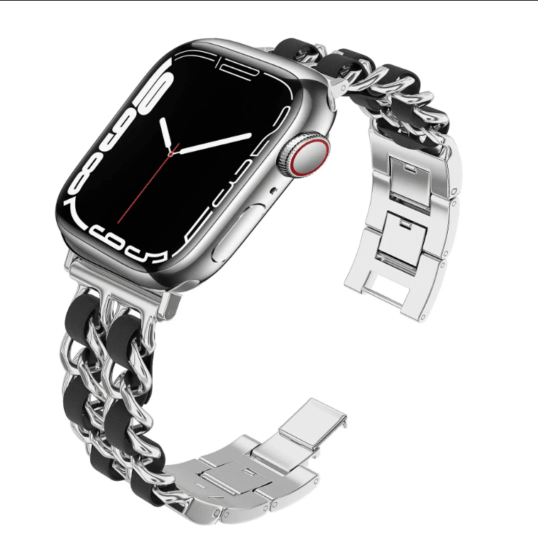 Ремінець Ch Leather для Watch 38/40/41mm (Silver)-0