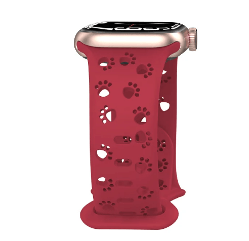 Ремінець Silicone Paws для Apple Watch 38mm/40mm (Red)-0