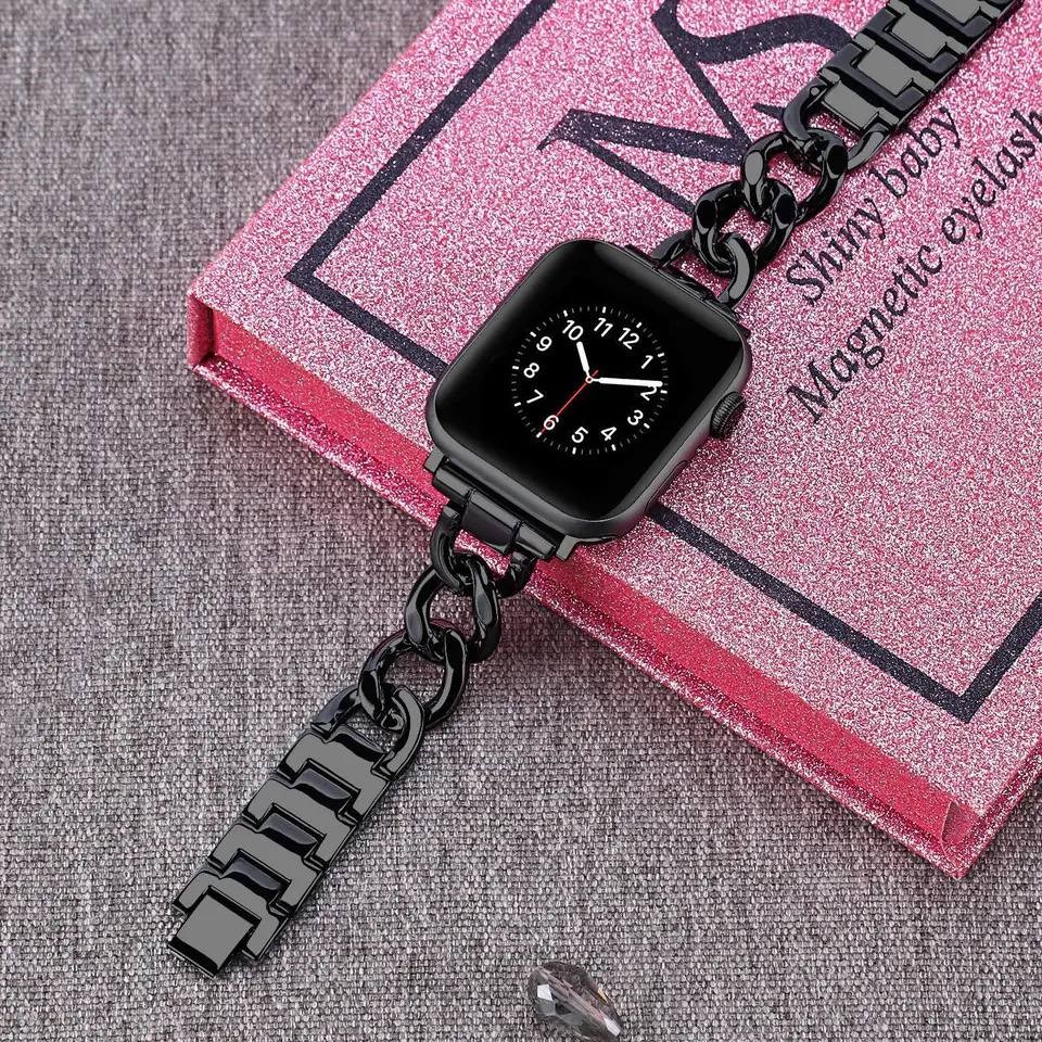 Ремінець Stainless Steel Strap для Apple Watch 38\40\41 mm Black-0