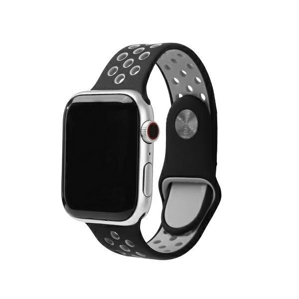 Ремінець Small Waist two colors для Apple Watch 38/40/41mm Black-Gray-0