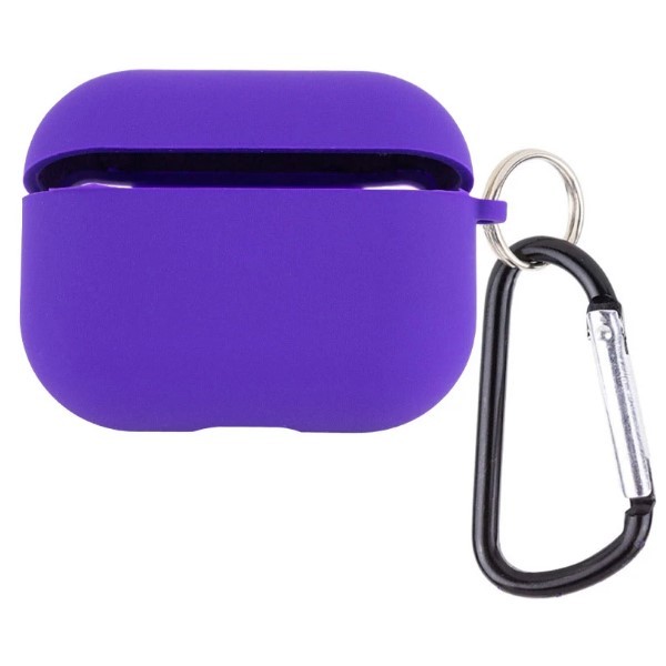 Silicone Case для Airpods 4 з мікрофіброю (Ultra Violet)-0