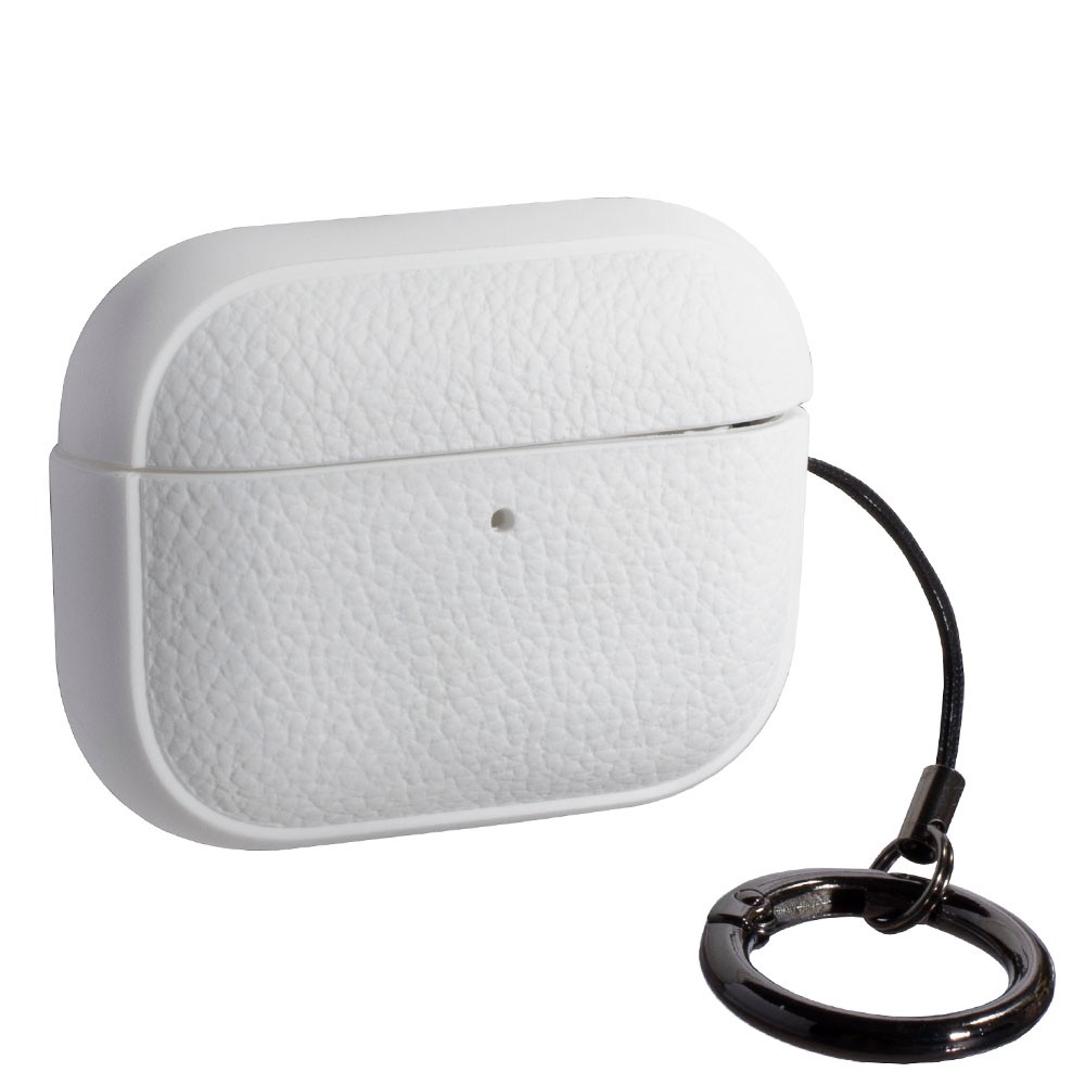 Чохол для AIRPODS PRO 3 Leather Case (White)-0