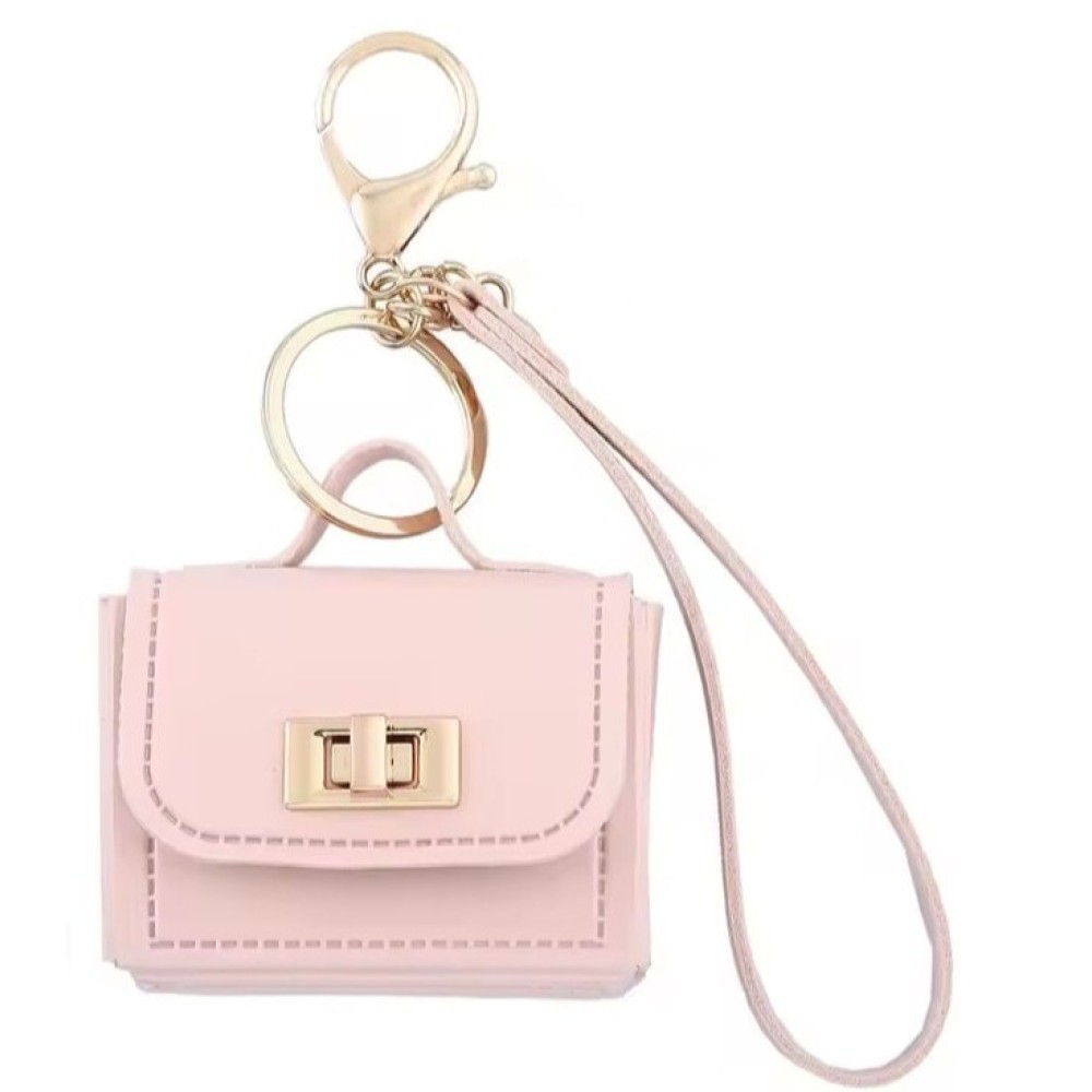 Чохол Handbag Keychain для AirPods Pro 3 рожевий-0