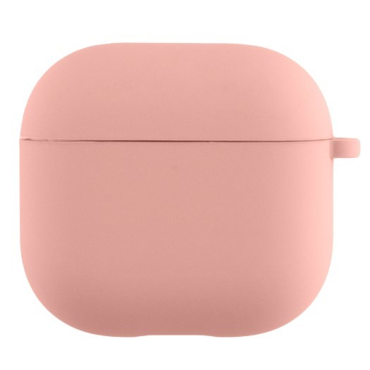 Silicone Case для Airpods 4 з мікрофіброю (Pink)-0
