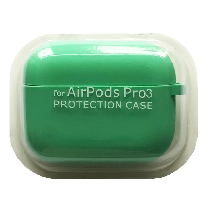 Silicone Case для Airpods Pro 3 з мікрофіброю (Mint)-0