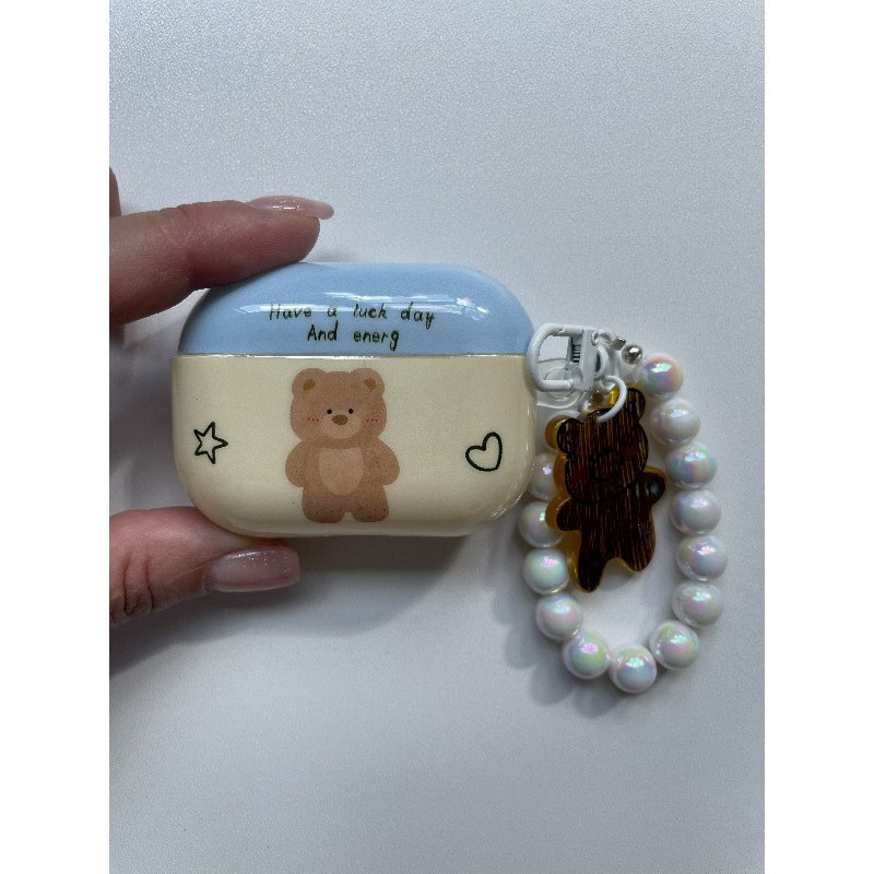 Чохол для Airpods Pro 2 Bear yellow-0