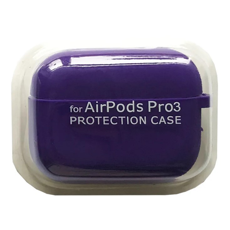 Silicone Case для Airpods Pro 3 з мікрофіброю (Violet)-0