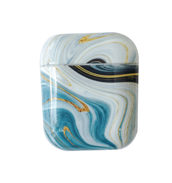 Marble Case for AirPods (blue)-0