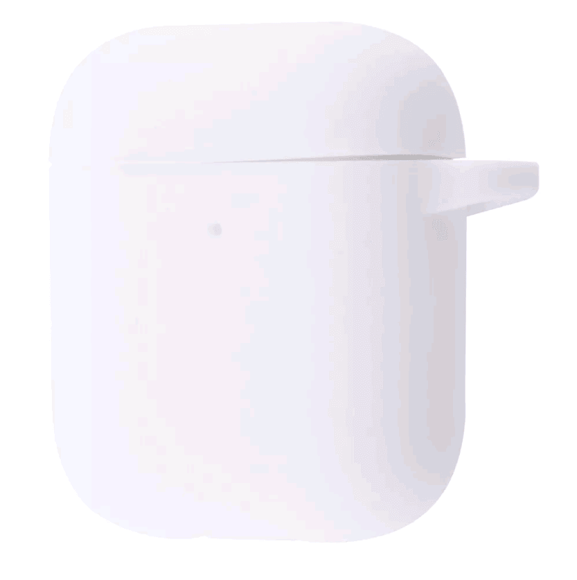 Силіконовий футляр для AirPods 1/2 (White)-0