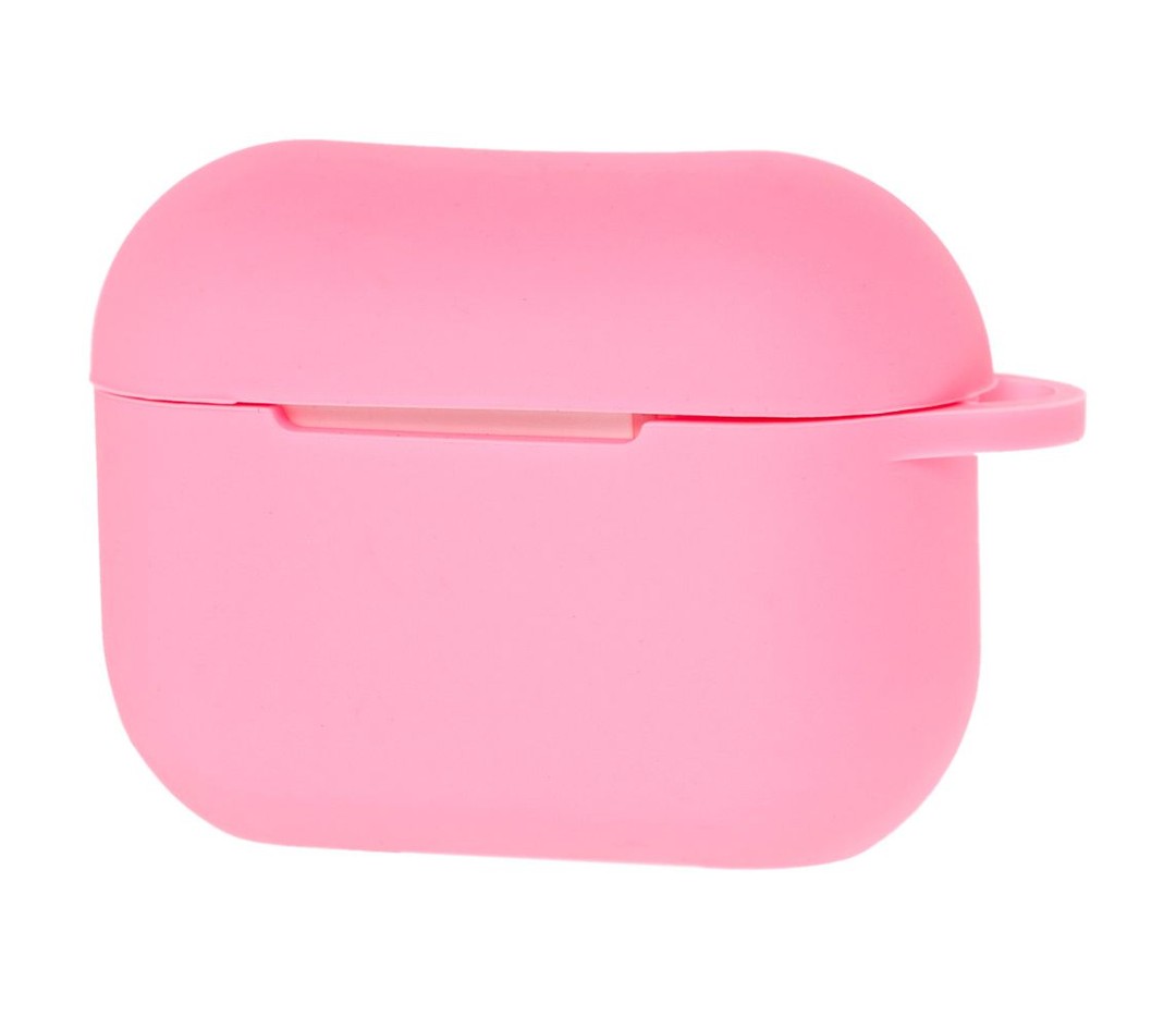Silicone case для AirPods Pro (тех.пак) рожевий-0