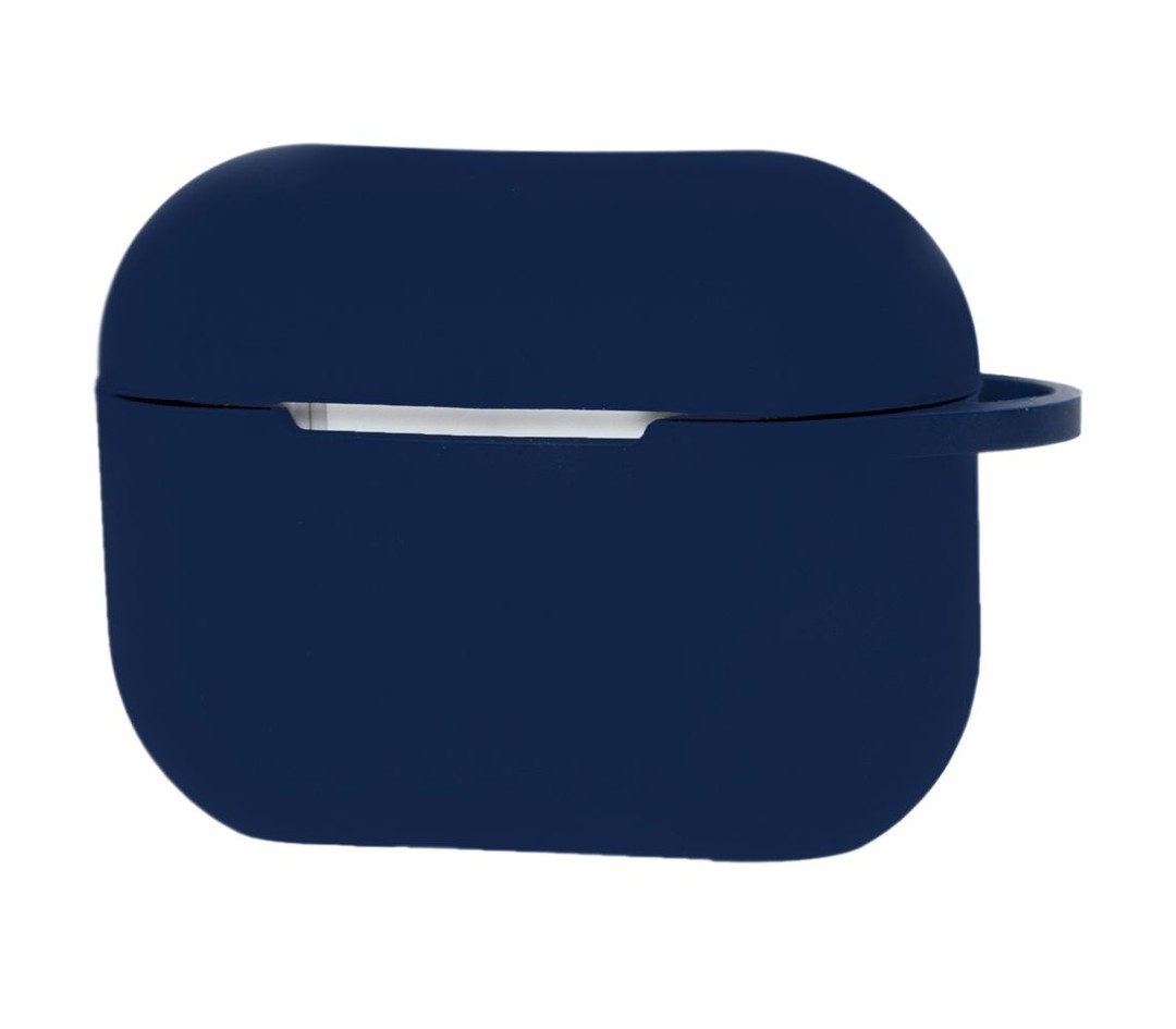 Silicone case для AirPods Pro (тех.пак) темно-синій-0