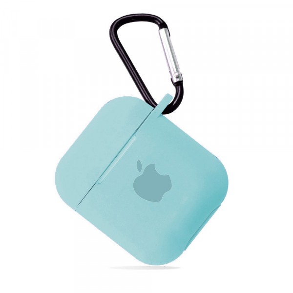 Чохол для AirPods Silicone Case Logo (Lilac Cream)-0