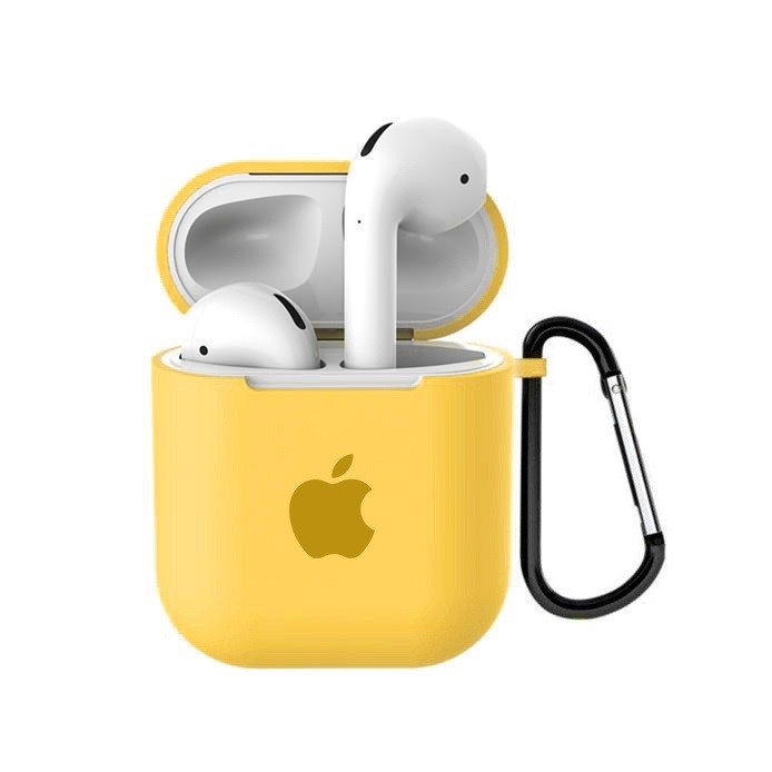 Чохол для AirPods Silicone Case Logo (pollen)-0