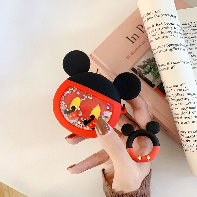 Fruits Case with Sparcles & Water for AirPods (mikey)-0