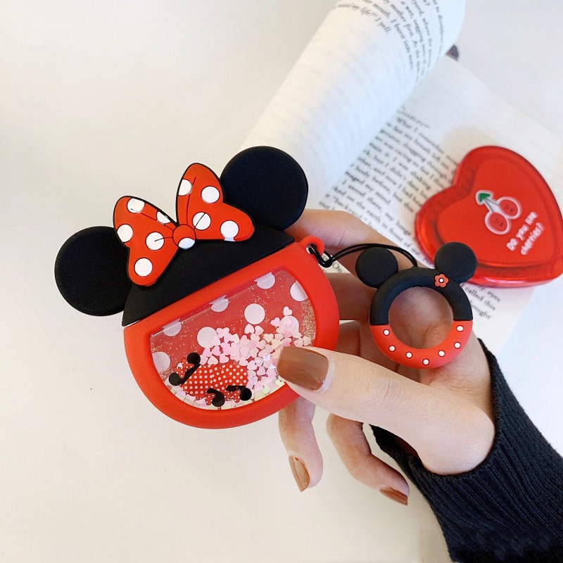 Fruits Case with Sparcles & Water for AirPods (minnie)-0