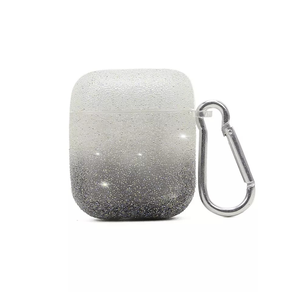 Чохол Glitter  для AirPods чорний-0