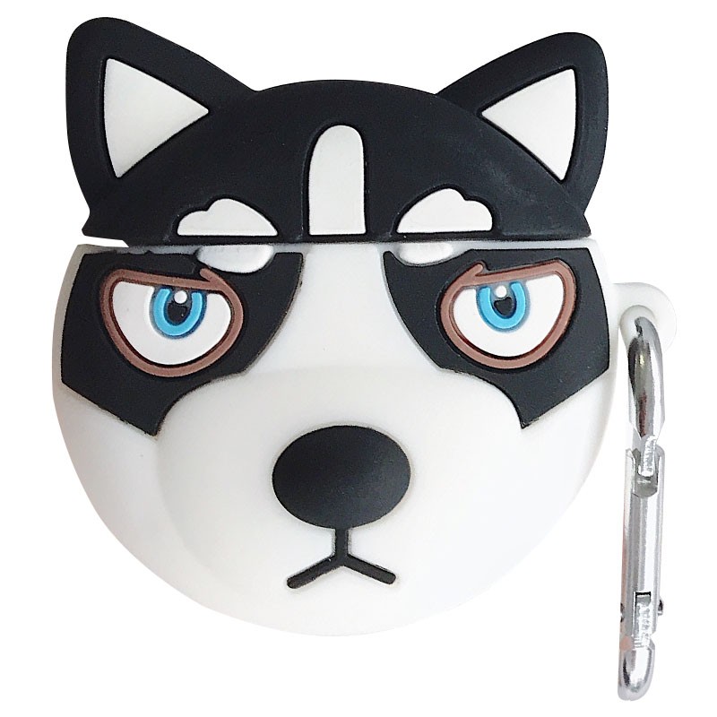 Чохол Animal 3D для Airpods Хаски-0