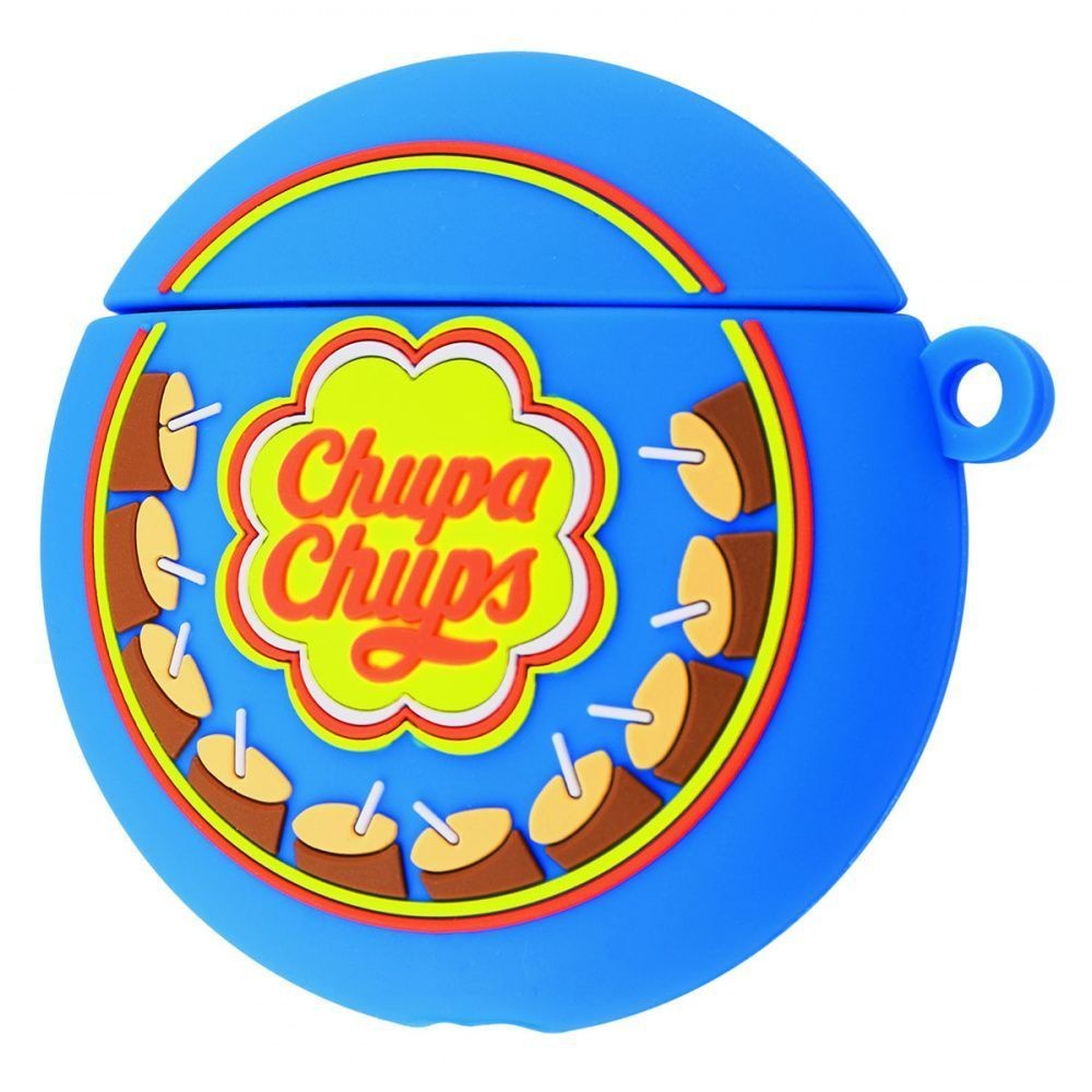 Чохол TOYS для Airpods Чупа-чупс блакитний-0