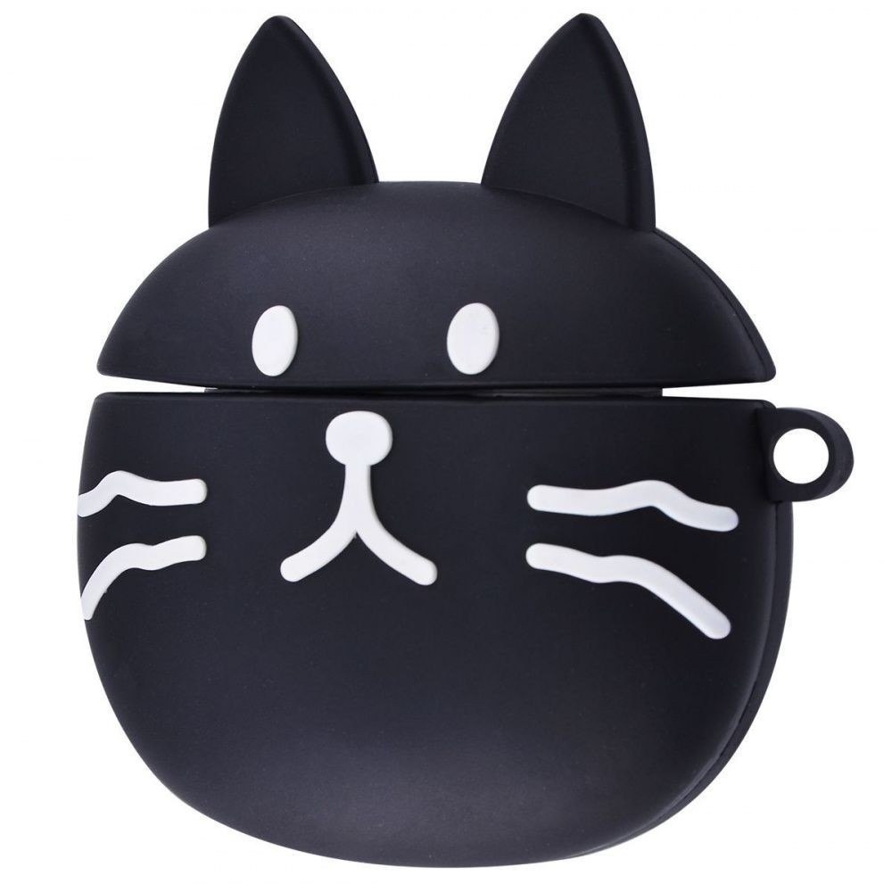 Чохол TOYS для Airpods Pretty Cat чорний-0