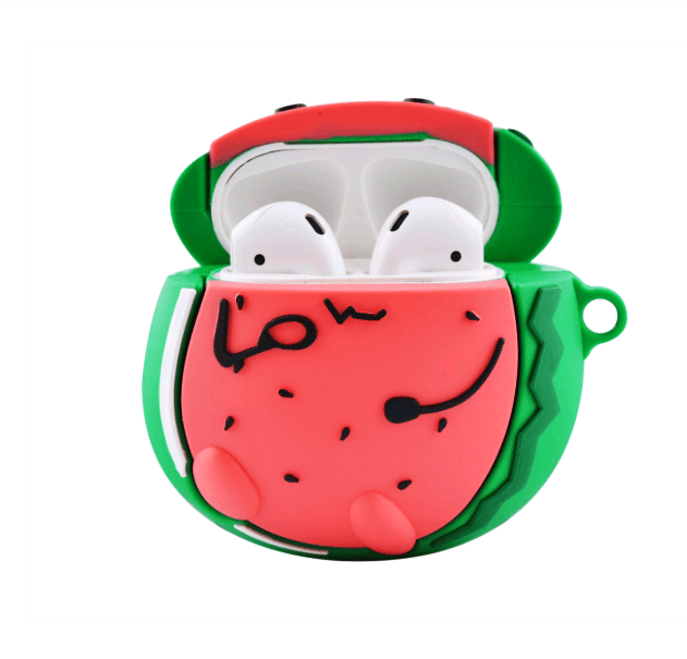 Чохол TOYS для  AirPods 1/2 веселий кавунчик-0