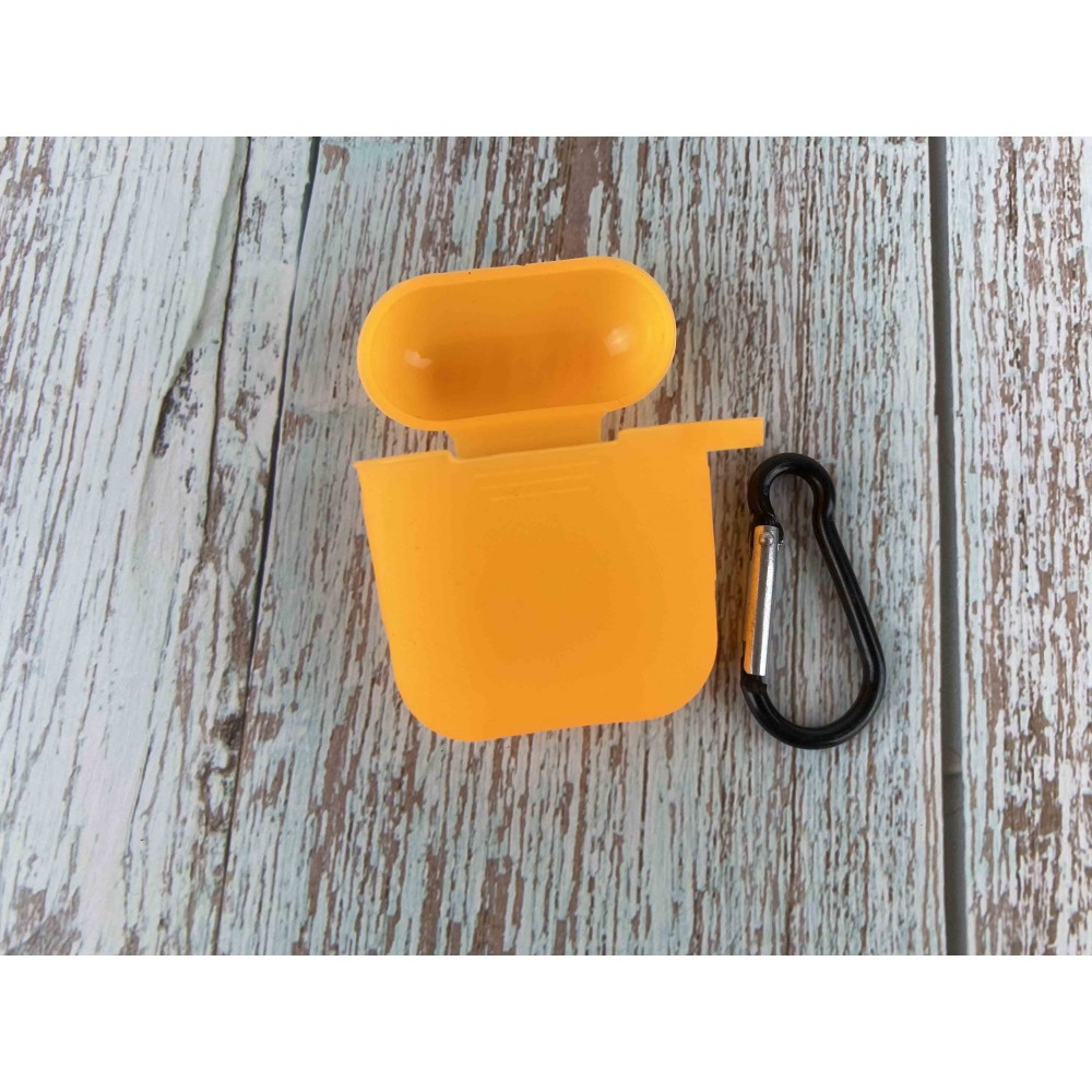 Silicone case для AirPods Logo new carbine (Orange)-0