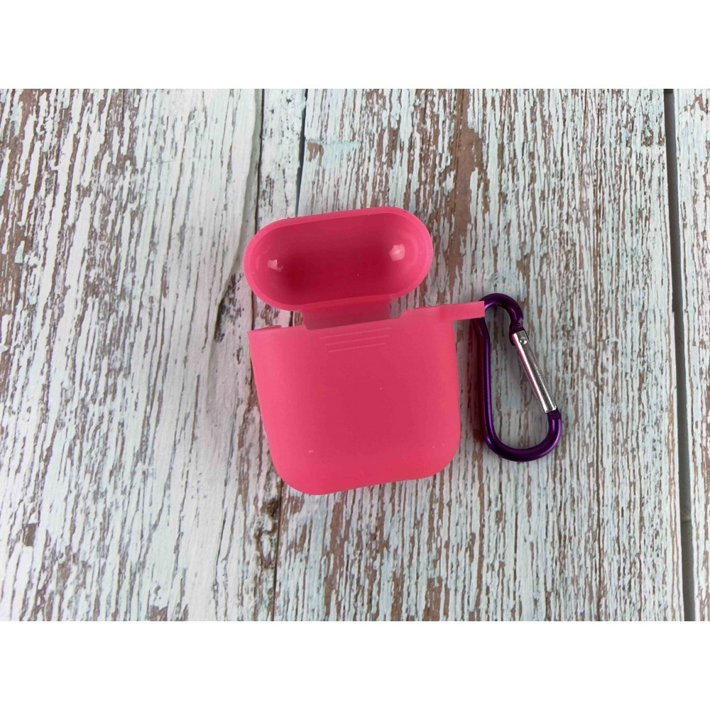 Silicone case для AirPods 1/2 Logo new carbine (Pink citrus)-0