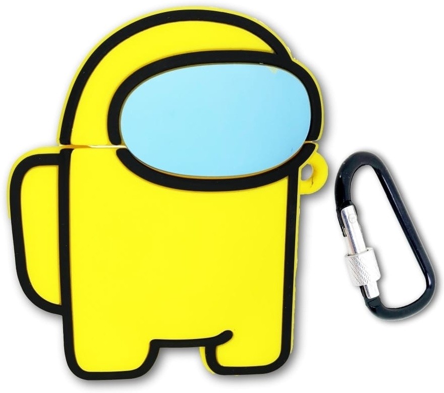 Чохол TOYS для AirPods 1/2  Among Us жовтий-0