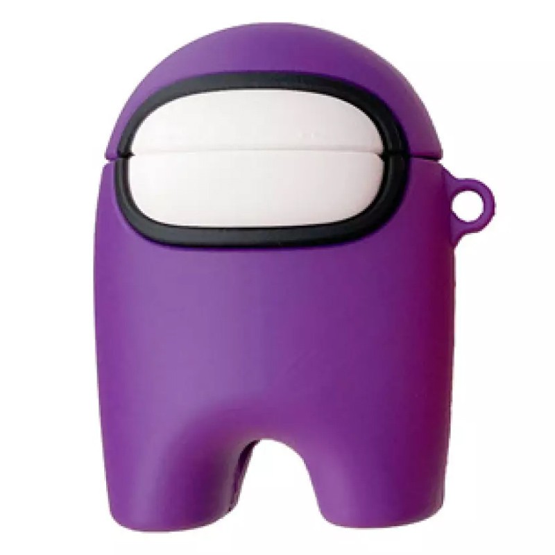 Чохол TOYS для AirPods 1/2  Among Us фіолетовий-0
