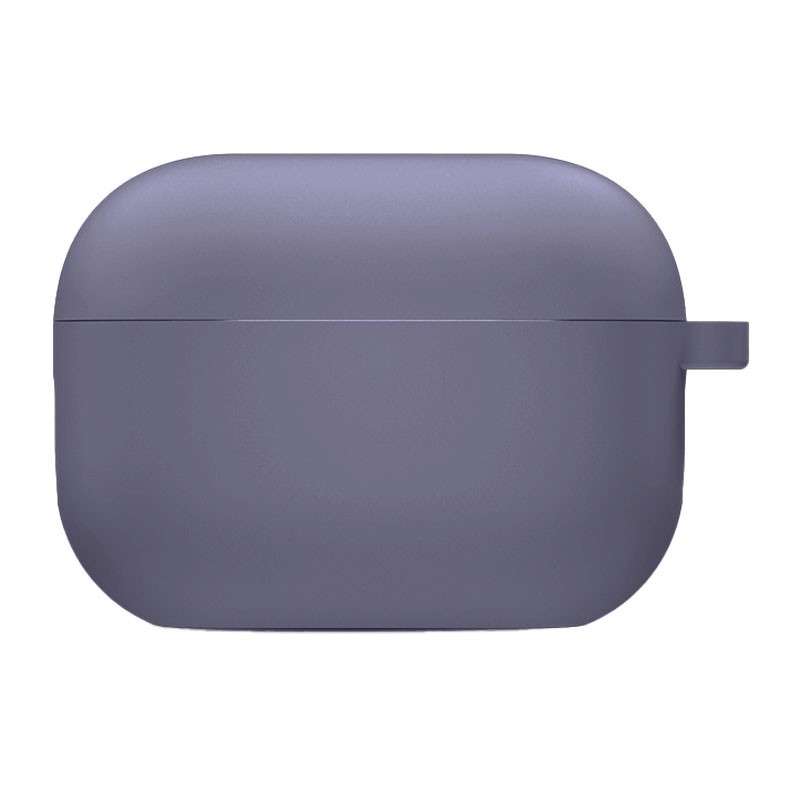 Чохол для Airpods Pro з мікрофіброю  (Lavender Gray)-0