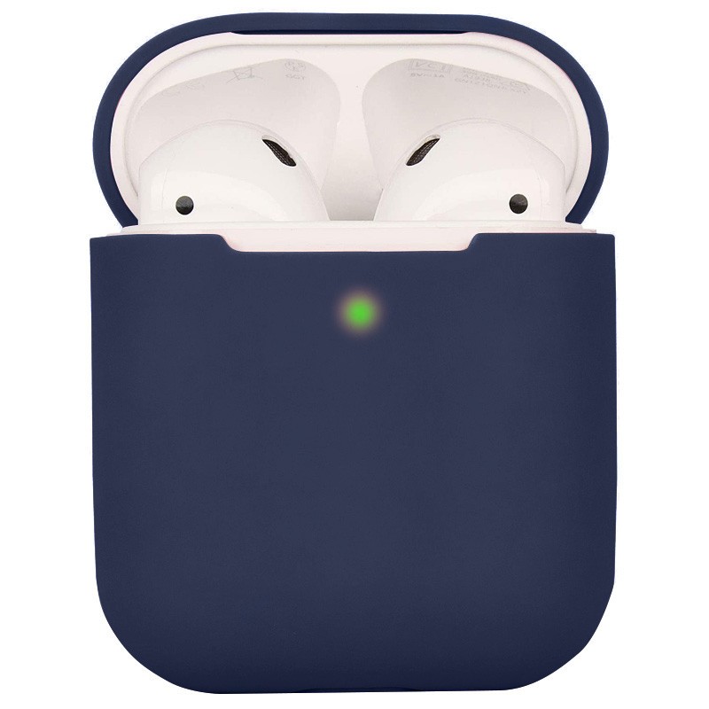 Силіконовий футляр для AirPods 1/2 (Midnight blue)-0