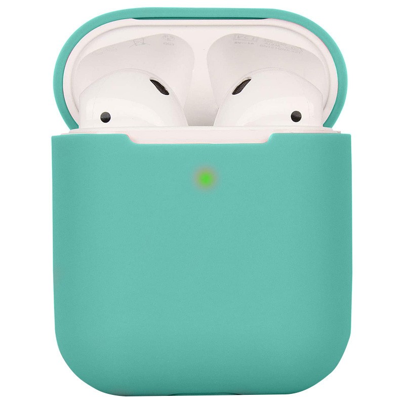 Силіконовий футляр для AirPods 1/2 (Ice Blue)-0