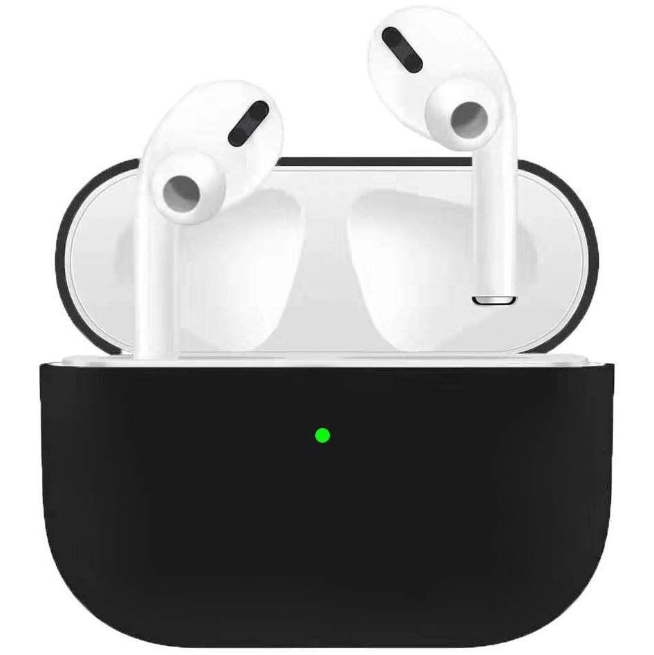 Силіконовий футляр для AirPods Pro  (Black)-0