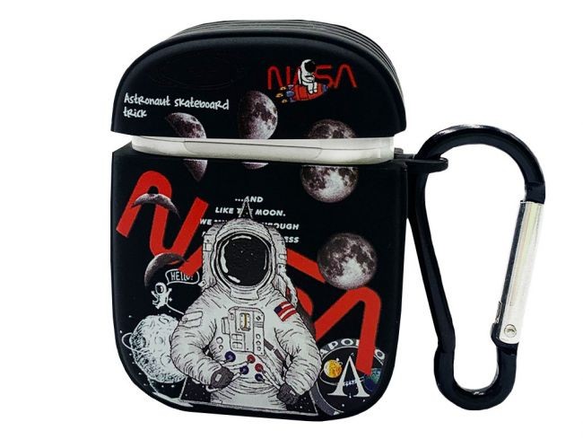 Brand Design Case (TPU) AirPods 1/2 (nasa black)-0