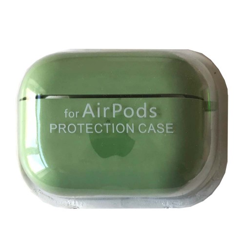 Чохол для Airpods Pro з мікрофіброю (Light green)-0