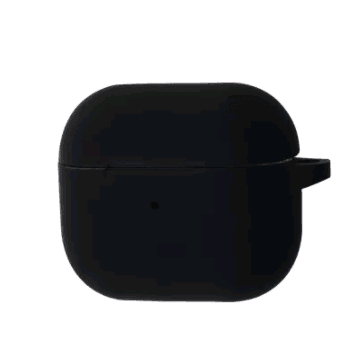 Чохол Silicone для Airpods 3 (Black)-0